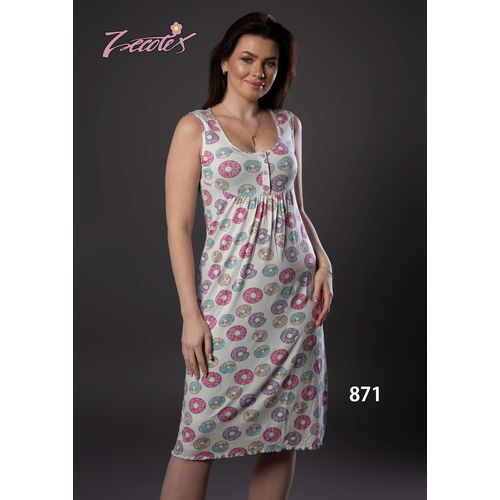 Zecotex Summer Casual Night Gown 871