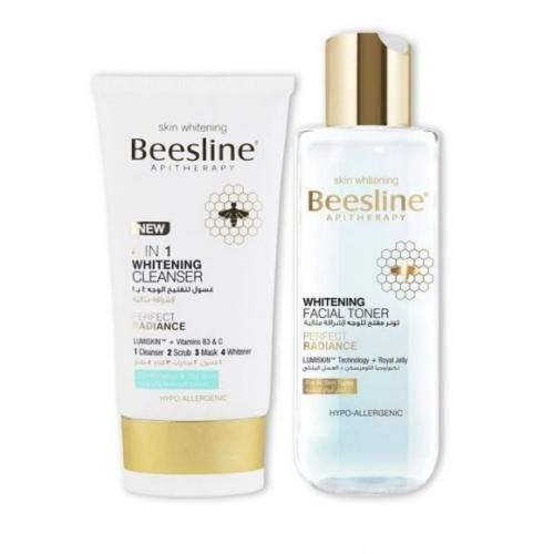 Beesline 4in1 Whitening Cleanse 150ML + Whitening Facial Toner 200 ML.
