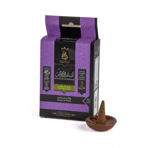 Ansam Andalos Pyramid Incense - 15 Cones