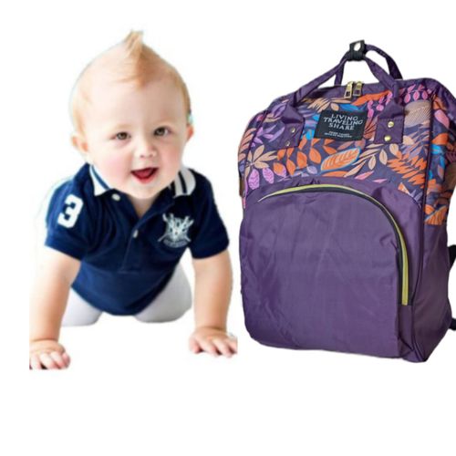 Mami Baby Diaper Bag Plain Purple In Trees