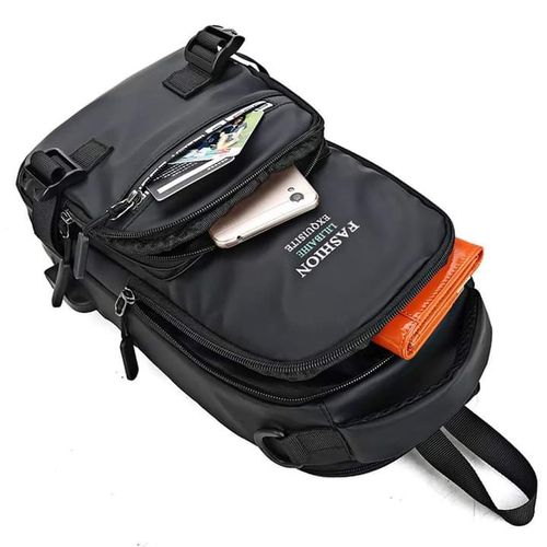 Casual Youth Bag For Both Sexes, Black Color