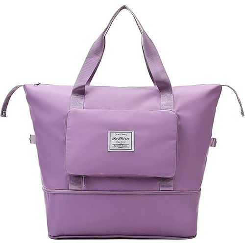 Best Selling Expandable Travel, Shopping, Gym Bag Light Purple