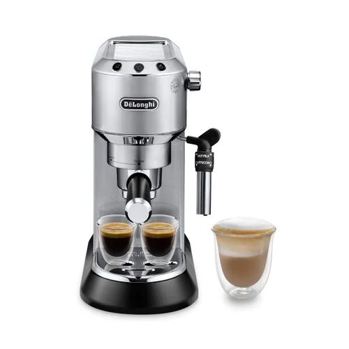 Delonghi Dedica Espresso Coffee Machine - Silver -1300 Watt- EC685.M