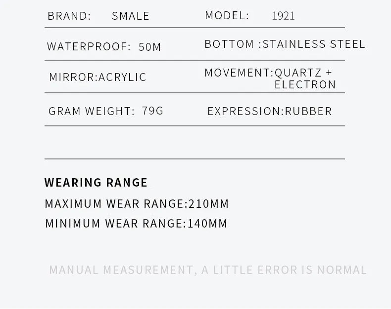 Men Watches S1921-BP