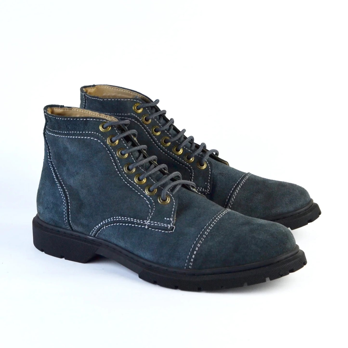 Leather Halfboot – S-9001 Gray
