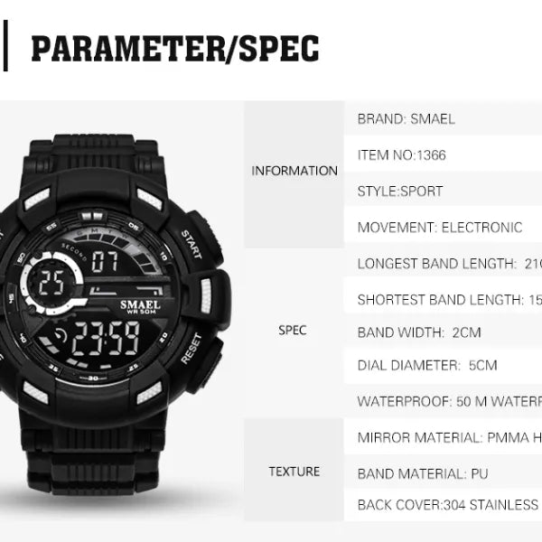 Men Watches S1366-BW