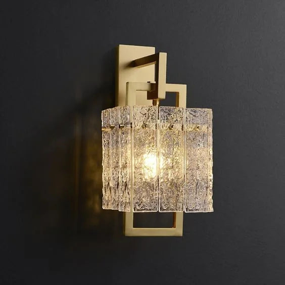 Crystal Rectangular Wall Lamp (CODE:245)