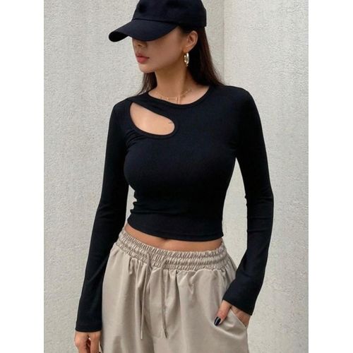 Martina Store Women's T-shirt Made Of Ribbed Cotton - White