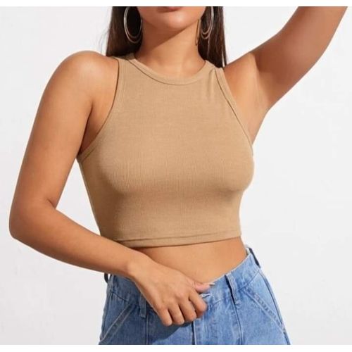 Martina Store Women's T-shirt Made Of Ribbed Cotton - Bagie