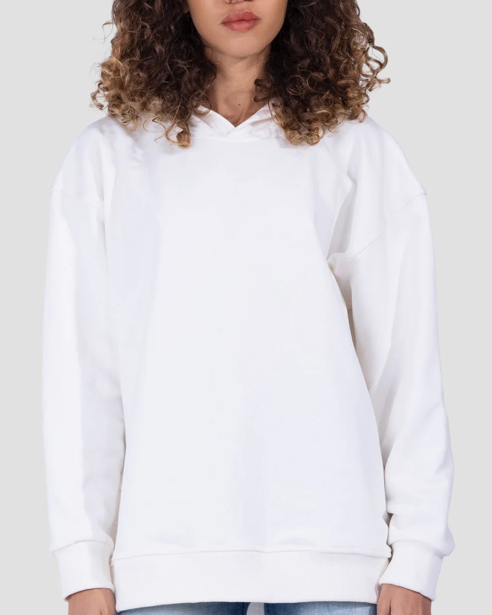 Off White Over Pink Hoodie