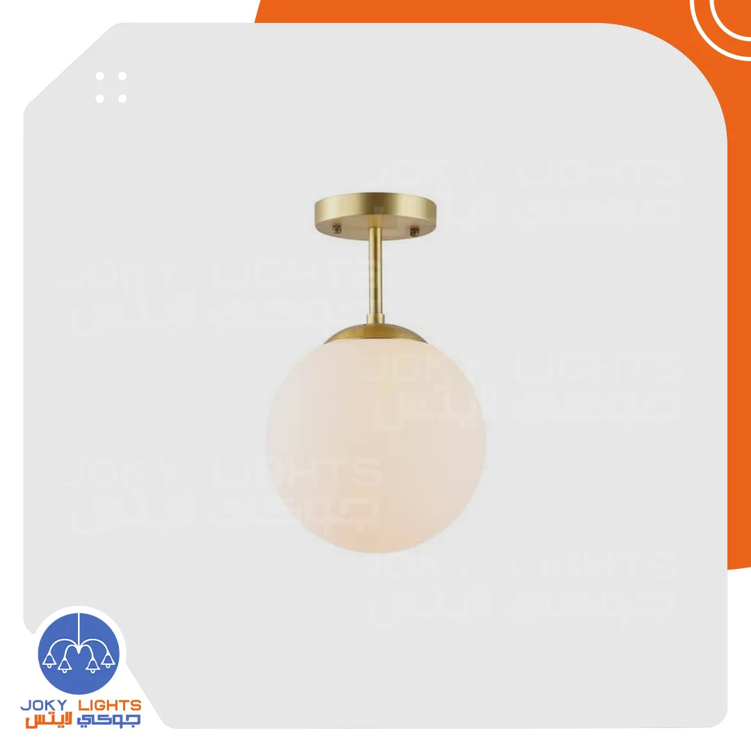 Ceiling Lamp 30×15 cm - Gold (Code:216)