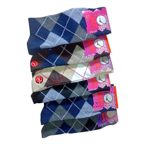 6 men's long socks, suitable for ages 40 to 45