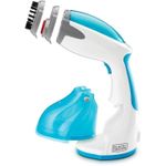BLACK+DECKER Black + Decker Handy Garment Steamer, 1200 Watt, White/Blue - HST1200