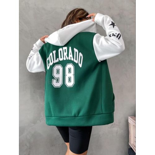 Martina Store Sweatshirt - Women - White & Green