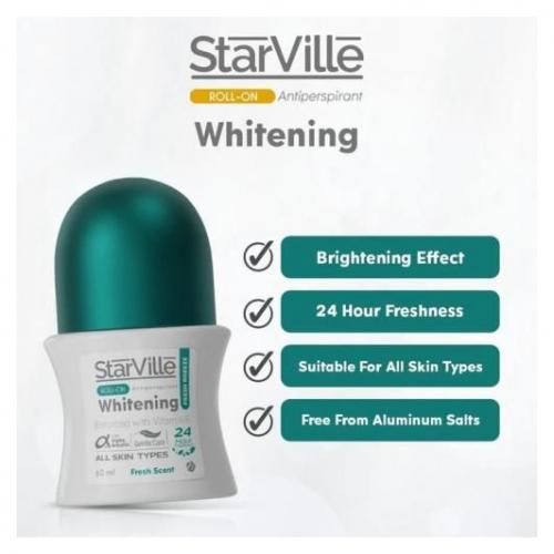 Starville Whitening Roll On Fresh Breeze - 60ml Set 2 Pcs
