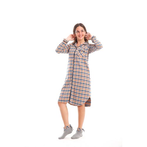 Zecotex Winter Collection Night Gown 7211