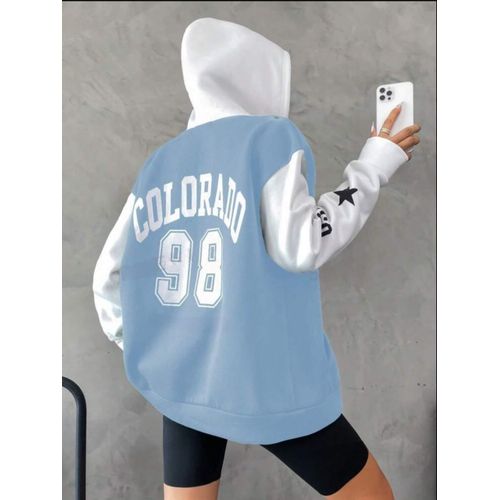 Martina Store Sweatshirt - Women - White & Baby Blue