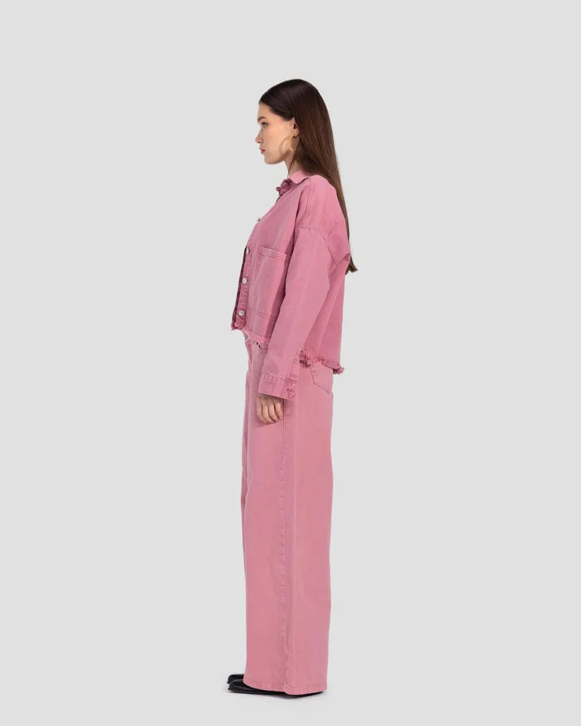 Basic wideleg pants in cashmere