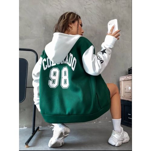 Martina Store Sweatshirt - Women - White & Green
