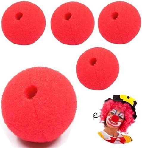 Red Clown Nose, Clown Noses for Kids Adult Accessories(5 PCS)
