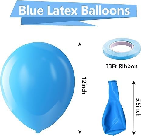 12 Inch Premium Quality Milky Latex Balloons, Perfect for Birthday Party, Wedding, Special Event Decoration, Air or Helium Inflatable Balloons with 100 Balloons