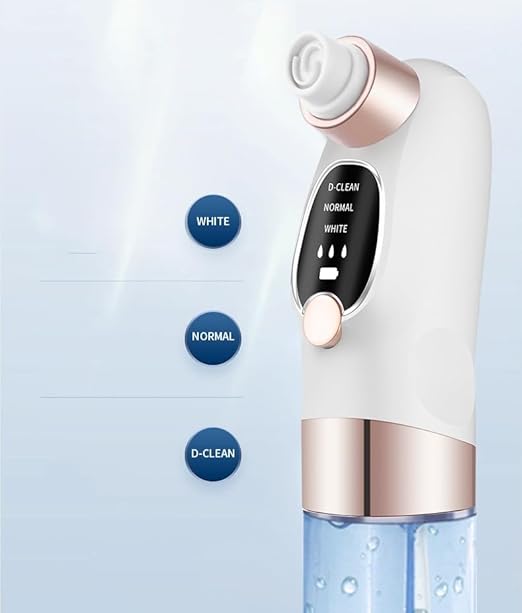 Blackhead Suction Pore Cleaner, 6 Suction Heads, 3 Modes, USB Charging Facial Cleansing, Pick Vacuum Cleaner, Device Blackhead Remover