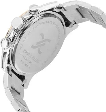 Daniel klien Dress Watch With Stainless Steel Strap For Men Chronograph 45 mm Silver - DK.1.13292-4