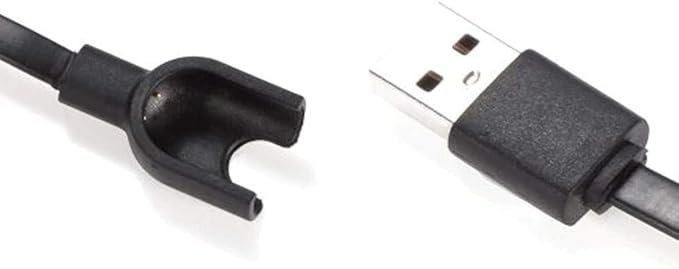 USB Charging Cradle Dock Adapter Charger Cable for Xiaomi Mi Band 3 - Black