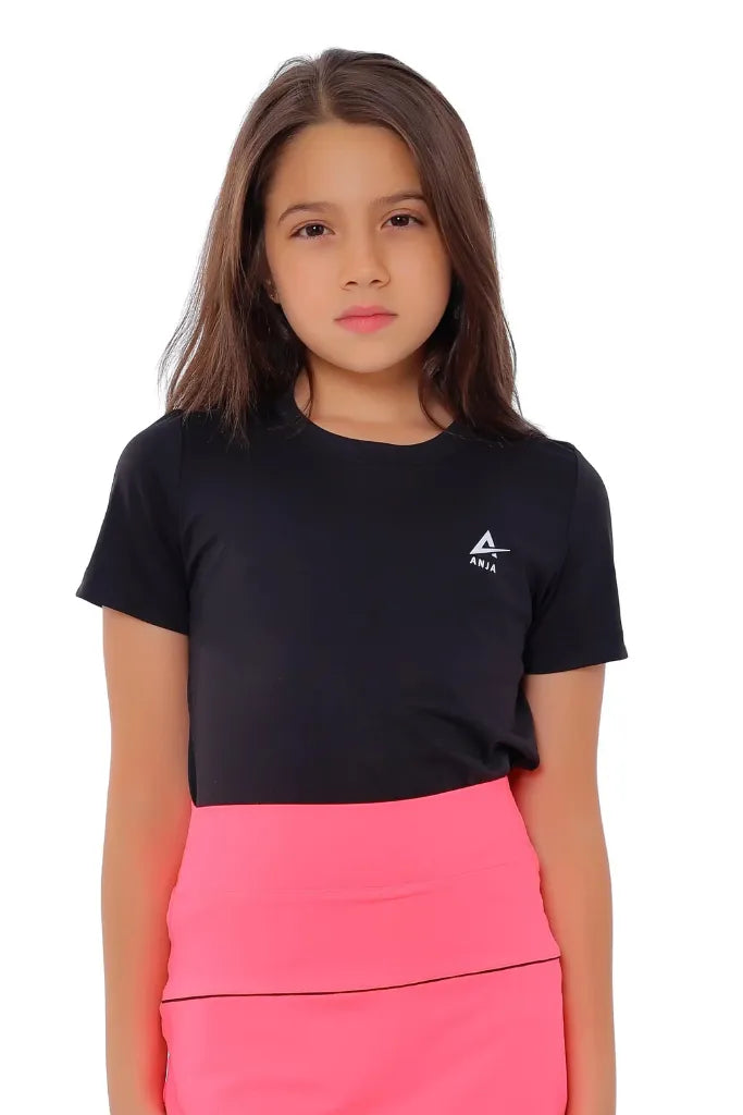 Black Tennis T-shirt 0145-GR