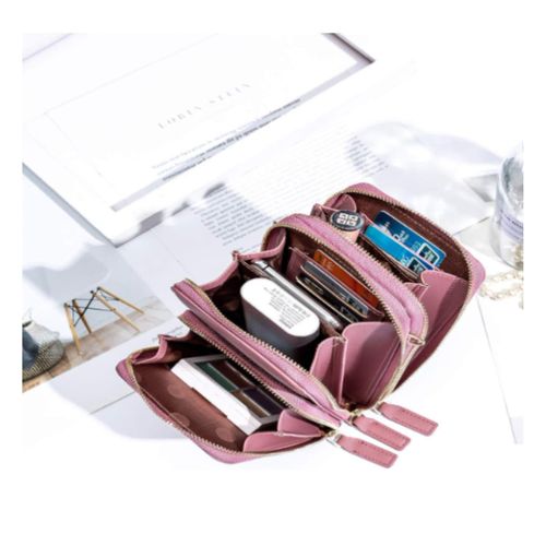 Best Selling Trendy Crossbody Bag-3 Zippers Camel