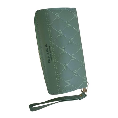 Elegant Women's Wallet For Organizing Money And Cards Turquoise Color