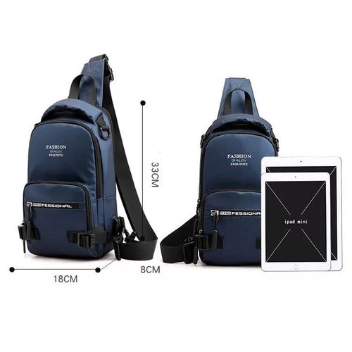 Casual Youth Bag For Unisex, Navy Color