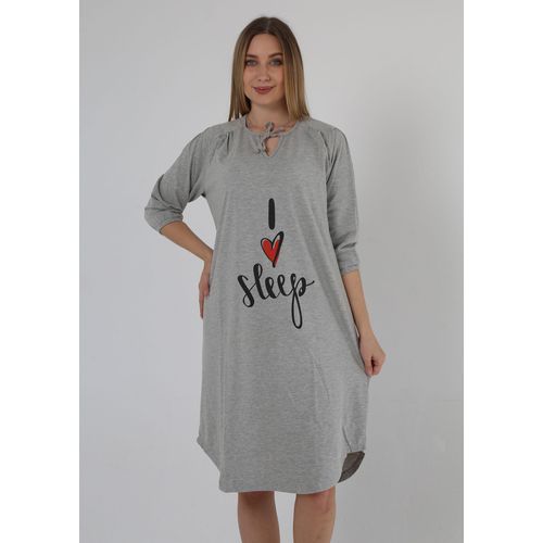 Zecotex 3053 Comfy Printed Short Dress 100% Viscose