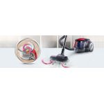 LG Bagless Canister Vacuum Cleaner 2000 Watt - Red - VC5420NNTR