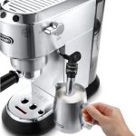 Delonghi Dedica Espresso Coffee Machine - Silver -1300 Watt- EC685.M