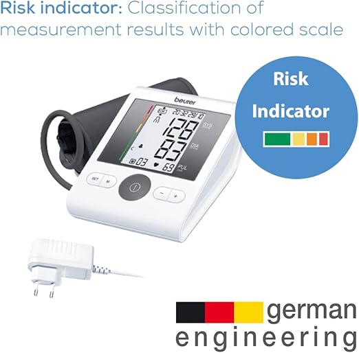 Beurer Bm 28 Upper Arm Blood Pressure Monitor + adapter
