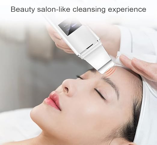 Blackhead Remover Skin Scrubber Facial Cleaner Skin Peeling Face Scrubber Peeling machine Face cleaner machine pore cleaner 2PCS (A)