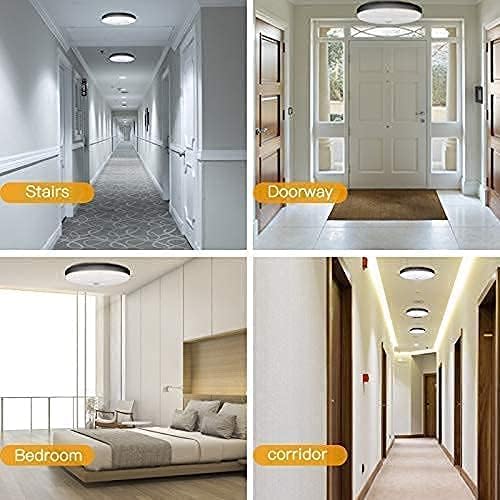 NAARI VILLA" USB Rechargeable Human Body Motion Sensor Induction Night Lamp Light with Magnetic Base for Home, Car, Indoor, Stairs, Wardrobe, Kitchen, Cupboard, Basement (WARM/1PC)