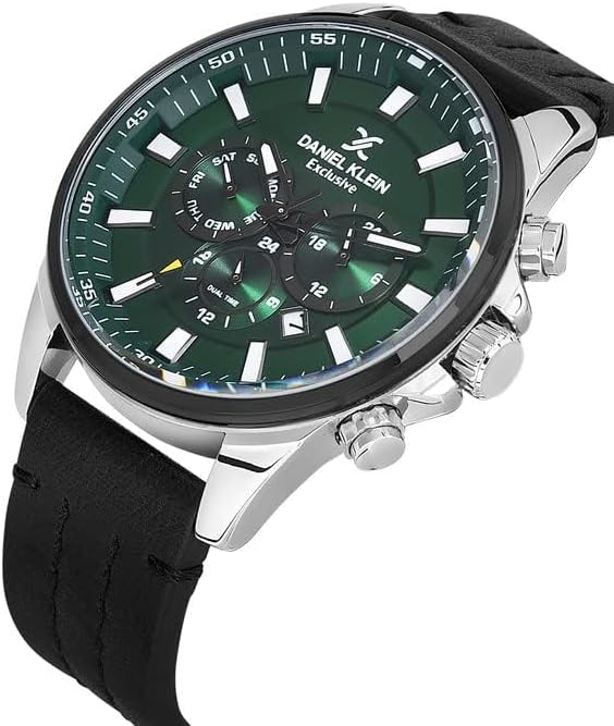 Daniel Klein Watch for Men Quartz Movement Analog Display Black Metal Strap-DK.1.13286-3