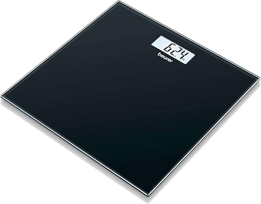 Beurer GS10 Digital Glass Scale Maximum Weight 180 Kg - Black