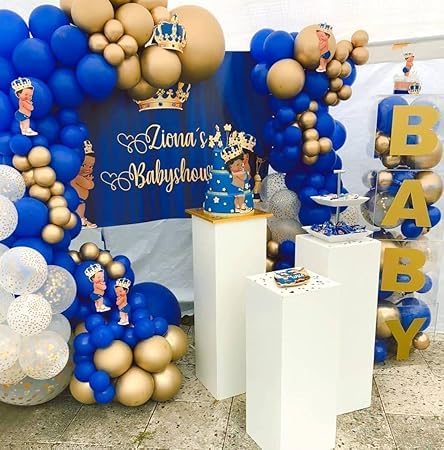 High Quality Blue Latex Balloons, 12 Inch Perfect for Birthday Party, Wedding, Special Event Decoration, Air or Helium Inflatable Balloons Contains 100 Balloons (Blue)