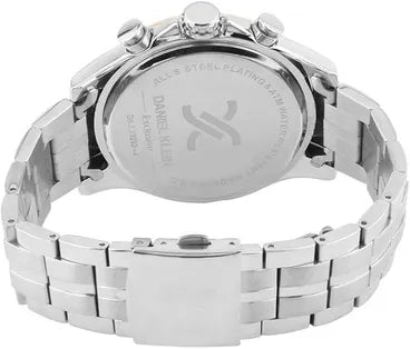 Daniel klien Dress Watch With Stainless Steel Strap For Men Chronograph 45 mm Silver - DK.1.13292-4