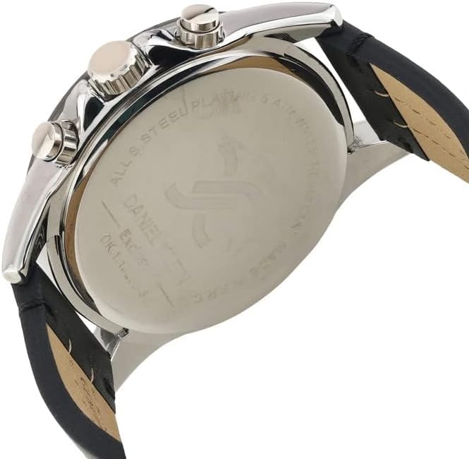 Daniel Klein Watch for Men Quartz Movement Analog Display Black Metal Strap-DK.1.13286-3