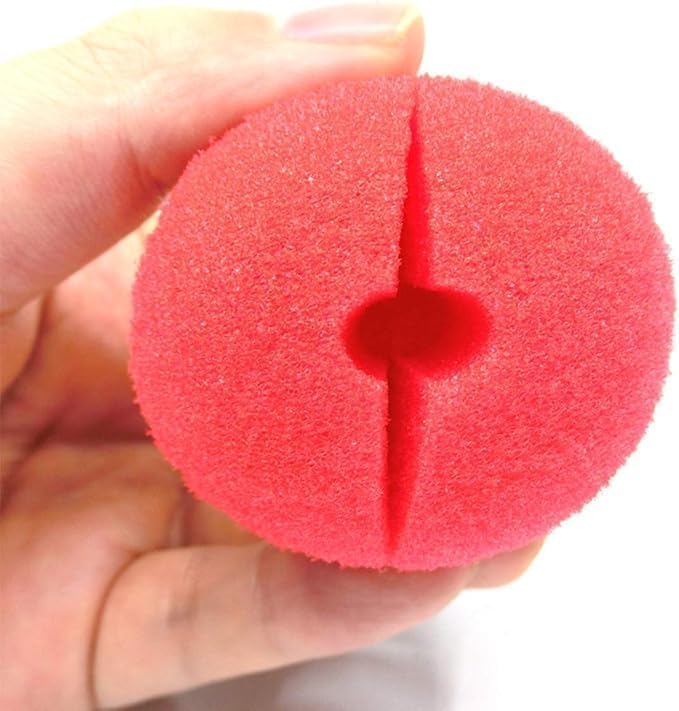 Red Clown Nose, Clown Noses for Kids Adult Accessories(5 PCS)