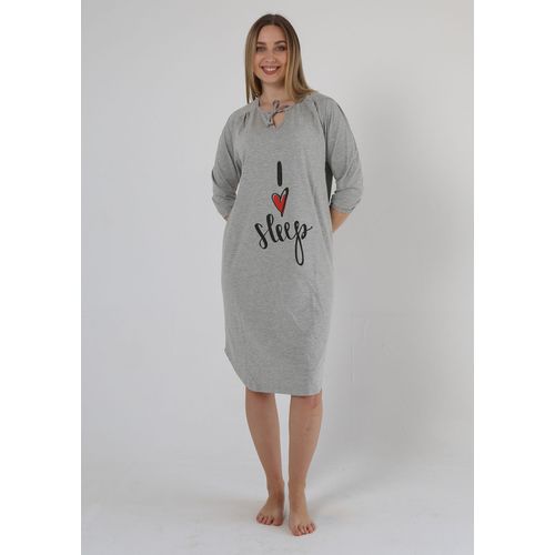Zecotex 3053 Comfy Printed Short Dress 100% Viscose