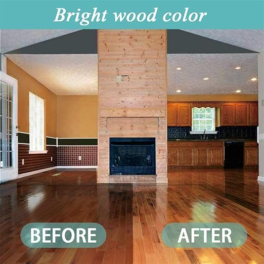 Wood Seasoning Natural Beeswax Cleaner and Polish for Furniture, Floor, Tables, Cabinets - Pack of 2