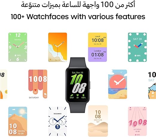 Samsung Galaxy Fit3 Smartwatch, Exercise and Sleep Tracking, Fall Detection, Bluetooth, 40mm, Gray