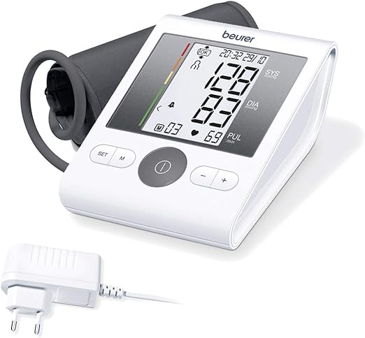 Beurer Bm 28 Upper Arm Blood Pressure Monitor + adapter