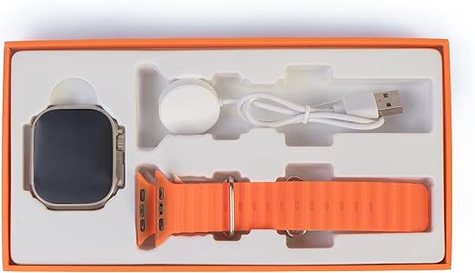 S9 Ultra Smart Smart Watch, 49 mm Screen Size, Orange