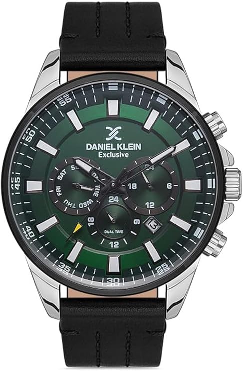 Daniel Klein Watch for Men Quartz Movement Analog Display Black Metal Strap-DK.1.13286-3